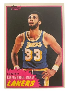 1981 Topps Kareem Abdul-Jabbar #20 Lakers - Bild 1 von 2