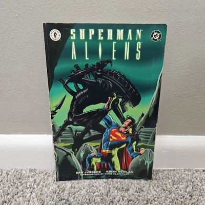 Superman Aliens DC Comics Dark Horse TPB Dan Jurgens Kevin Nowlan 1996 Foto 1 de 4