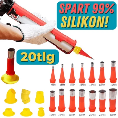 20er Set Profi Fugenabzieher Silikon-Acrylfugen leicht gemacht - Spart Silikon - Bild 1 von 4