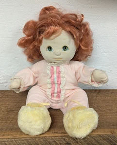 Mein Kind Puppe rot Erdbeere blond rote Haare grüne Augen Vintage - Bild 1 von 16