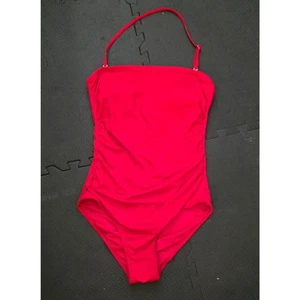 Traje de baño Holipick rojo de una pieza control de barriga para mujer talla grande - Imagen 1 de 9