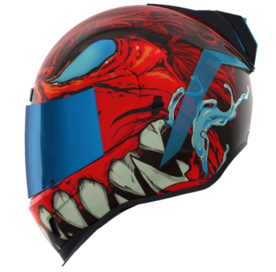 Capacete de motocicleta Icon Airform Manik'rr vermelho MIPS brilho no escuro - todos os tamanhos - Imagem 1 de 4