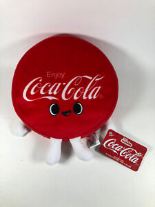 Funko Plushies Collectible Plush Coca Cola Bottle Cap 7.5” 2020 Red Stuffed Toy 