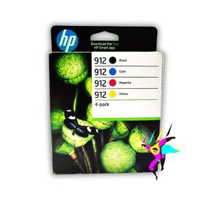 ORIGINAL HP 912 TINTENPATRONEN MULTIPACK - 6ZC74AE - OFFICEJET PRO - OHNE OVP - Bild 1 von 4