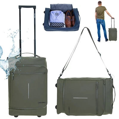 Handgepäck Trolly Koffer IATA New Rebels Harper 50 cm Reisetasche 23 Oliv +Gurt - Bild 1 von 4