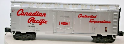 MTH Canadian Pacific, 40' Box Car w/ Plug Door, Tall Ladders w/ Roofwalk O 1:48 - Image 1 of 4