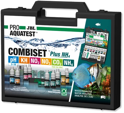JBL PROAQUA COMBISET TEST Plus NH4 NH3 Wassertest Koffer für Koi Teich Aquarium - Bild 1 von 4