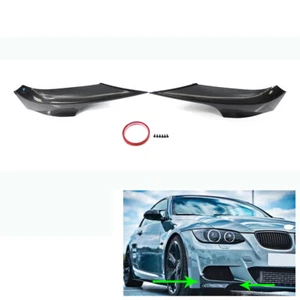 Front Bumper Lip Corner Splitter Fit For BMW E92 M-Sport Pre-LCI 335i 2006-2009 - Picture 1 of 6
