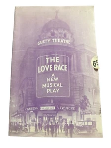 1930 Playbill Gaiety Theatre Dublin Ireland, "The Love Race" A Musical Play - Bild 1 von 12