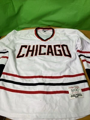 Camiseta deportiva de hockey Clark Griswold Chicago vacaciones de Navidad 1989 Headgear Classics  Foto 1 de 4