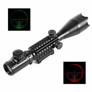 4-16X50EG Red&Green Illuminated Reticle Sight Night Vision Rifle Scope Hunting - Picture 1 of 10