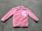 Tommy Bahama Jacket Girls Youth Size 14 Xl Pink Faux  Fleece Full Zip Coat 5902