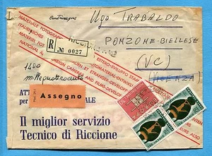 1963 GIOCHI DEL MEDITERRANEO £.70 COPPIA + EUROPA '63 £.30 ann.RICCIONE (302573) - Picture 1 of 1