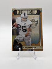 Justin Fargas 2009 Donruss Classics Membership Platinum SP /25 #15 Raiders