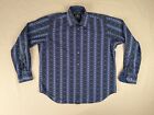 Bugatchi Uomo Shirt Adult Medium Southwest Patterned Button Up