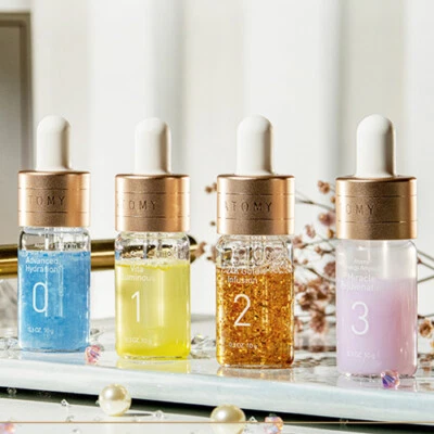 ATOMY Synergy Ampolla 10g x 4EA Set Hidratación Rejuvenecedora Infusión Oro 24K Foto 1 de 4