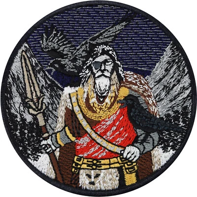 Wikinger Aufnäher Vikings Dragon Patch THOR Bügelbild Drachen Sticker Premium - Bild 1 von 4