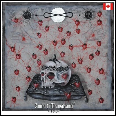 art painting contemporary modern gothic decor strawberry butterfly surrealism by - Image 1 of 4