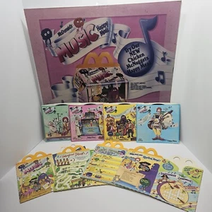 Vintage McDonald's 1985 Music Happy Meal Collection - Rare Sign, Toys, & Records - Picture 1 of 24