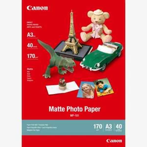 Canon Original A3 Matte Photo Paper Sheets White MP-101 Pack of 18 BOX OPEN - Afbeelding 1 van 5