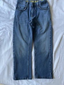 Lee X-Treme Comfort Elastic Band Waist Jeans Boys SZ 8 Slim Stretch Blue - Picture 1 of 12