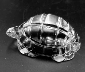 Baccarat Crystal Glass Turtle Paperweight - Picture 1 of 10