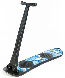 Foldable Snow Scooter for Kids with Handle; Snowboard Type Board with Handlebar - Picture 1 of 9