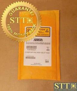 1187450G1 ADTRAN TA5000 CHAMP 64P PANEL ASSEMBLY 2SLOT BVPQADJMAB NEW - Picture 1 of 2