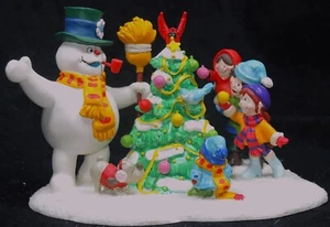 Department 56 Frosty The Snowman Figure Lighting The Tree Christmas With Box - Picture 1 of 15