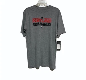Camiseta de práctica unisex juvenil Adidas Portland Trail Blazers en gris talla XL NUEVA CON ETIQUETAS - Imagen 1 de 4