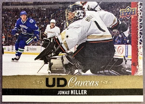 2013-14 Upper Deck Canvas #C77 Jonas Hiller Anaheim Ducks - Picture 1 of 1