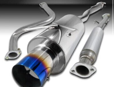 Silenciador de escape Catback para Honda Accord 90-93 con punta quemada de 4" 1990-1993 Foto 1 de 4