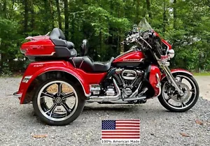 Juego de discos de rueda Harley Davidson CVO TRI-GLIDE espejo pulido SS 2020-2023 EE. UU. - Imagen 1 de 5