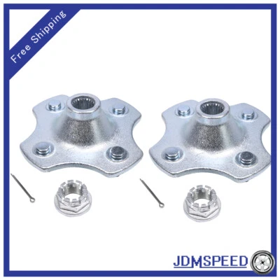 2x eje cubo de rueda trasero con tuerca para 07-2013 Honda TRX420FM TRX420FE Rancher 420 4X4 Foto 1 de 4