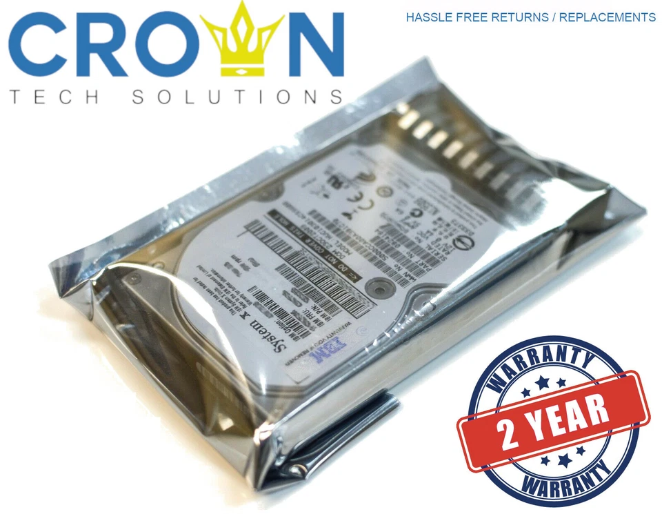 IBM 00WG665 00WG666 00WG669 600GB 15K 12G 2.5'' G3H3 SAS HARD DRIVE - Image 1 of 1