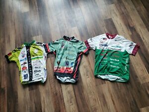 Lot of 3 Men's Borah Oreotech Cycling Jersey, Orange, Size Medium