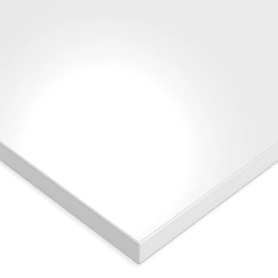 X57 Dekorplatte Weiß Hochglanz  19mm - Tischplatte - Spanplatte - nach Maß - Bild 1 von 3