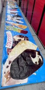 Ice Cream Eye Catching Advertising Banner Very Long In Length - Picture 1 of 12