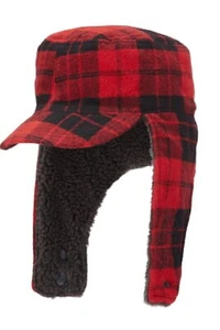 Aviador/Trampero Rojo French Connection $44, Talla S-M - Imagen 1 de 3