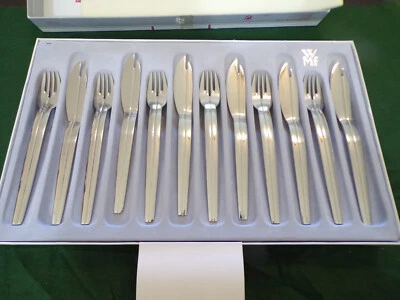 WMF Maxim´s de Paris (Rue Royal) Fischbesteck 6 Personen 12 Teile wie neu ! - Bild 1 von 4