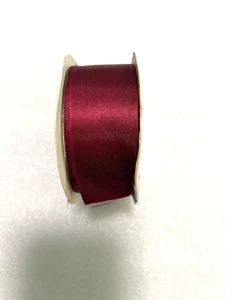 Offray Ribbon 1 1/1 Wide Heavy Wine Ribbon 3 yards & 20" (J14D33) - Picture 1 of 7