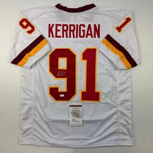 Autographed/Signed Ryan Kerrigan Washington White Football Jersey JSA COA - Picture 1 of 4