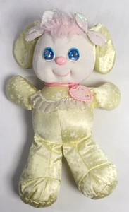 Peluche vintage Mattel PJ SPARKLES Sparklins cachorro brilla en la oscuridad 1989 con collar - Imagen 1 de 6