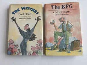 The Witches and The BFG, both Hardcover First American Edition Dust Jacket) - Picture 1 of 10