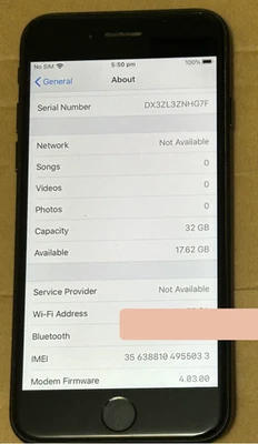 Apple iPhone 7 - 32GB - Black - Unlocked Good condition - Image 1 of 4