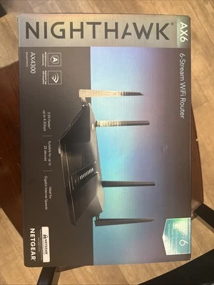NETGEAR Nighthawk AX6 RAX45 Dual-Band Wi-Fi 6 Router - Image 1 of 2