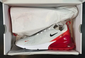Zapatillas para hombre 10,5 Nike Air Max 270 Photon Dust negras Picante rojas AH8050-029 - Imagen 1 de 15