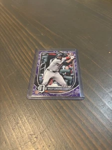 2025 Bowman - Riley Greene #58 Purple Bandana /199 - Picture 1 of 2