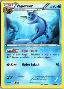 Vaporeon XY - Ancient Origins #22/98 Uncommon LP+ - Bild 1 von 2