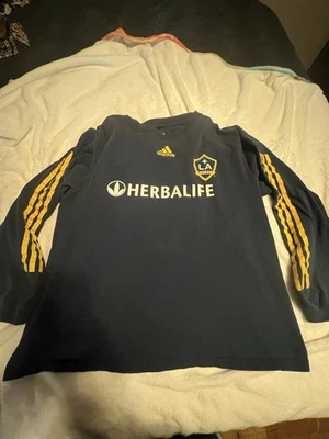 Camisa Adidas LA Galaxy David Beckham Herbalife Manga Larga Talla M Foto 1 de 4